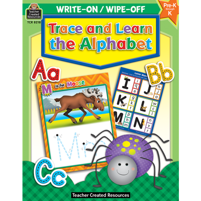 Trace and Learn the Alphabet Write-On Wipe-Off-shop.theteacherscrate